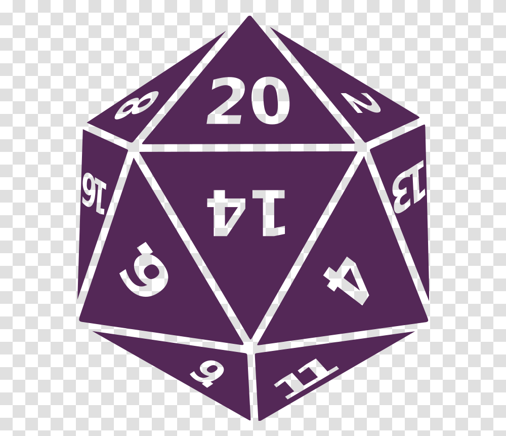 20 Sided Die, Triangle, Game, Dice, Face Transparent Png