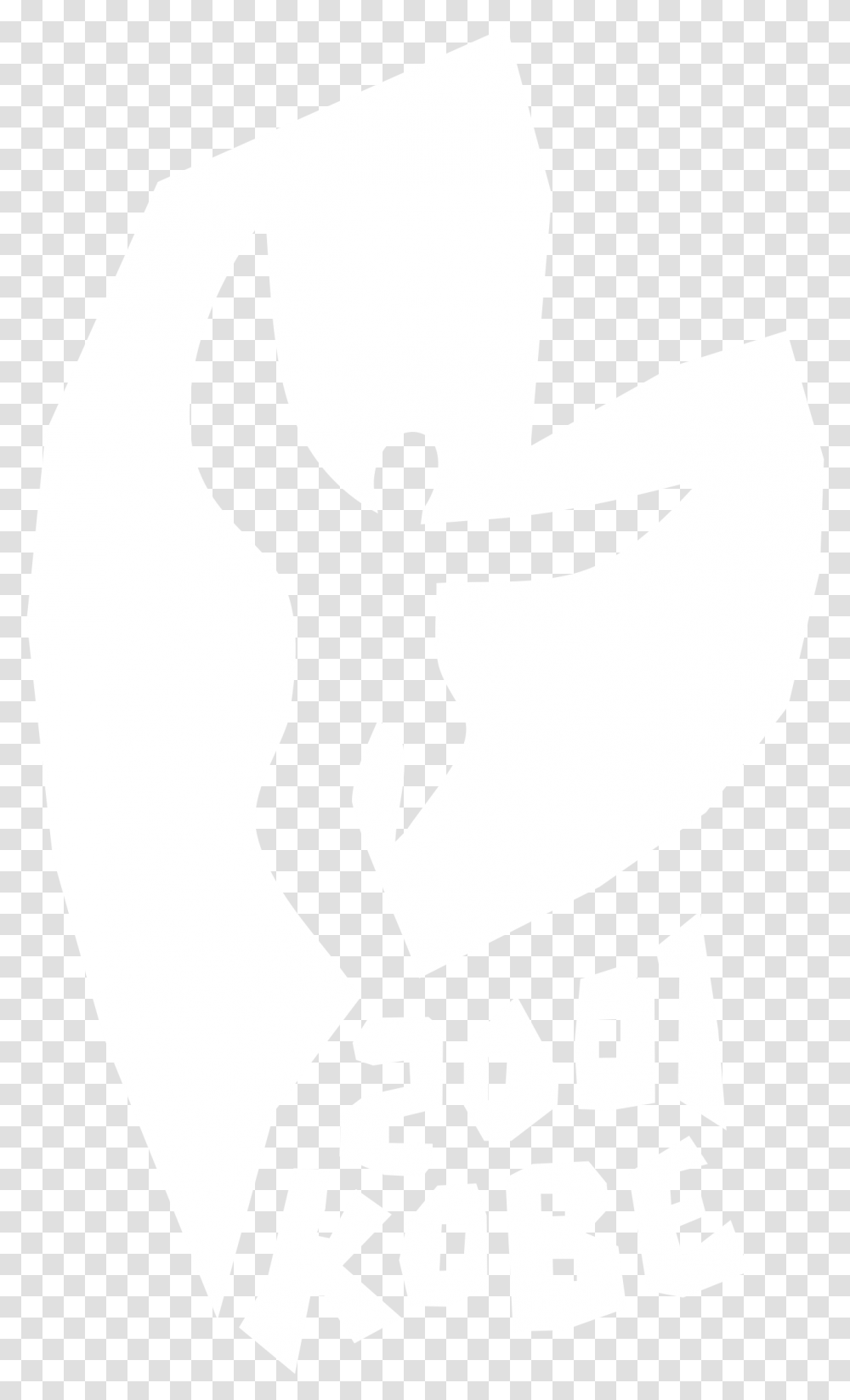 2001 Kobe Logo Black And White Johns Hopkins Logo White, Trademark, Stencil, Poster Transparent Png