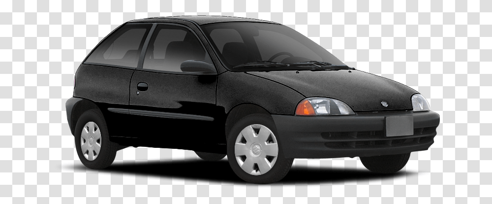 2001 Suzuki Swift Black, Car, Vehicle, Transportation, Automobile Transparent Png