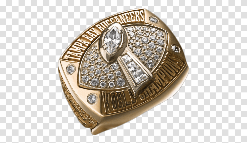 2002 Buccaneers Have Ring Tampa Super Bowl Ring, Wristwatch, Buckle, Jewelry, Accessories Transparent Png