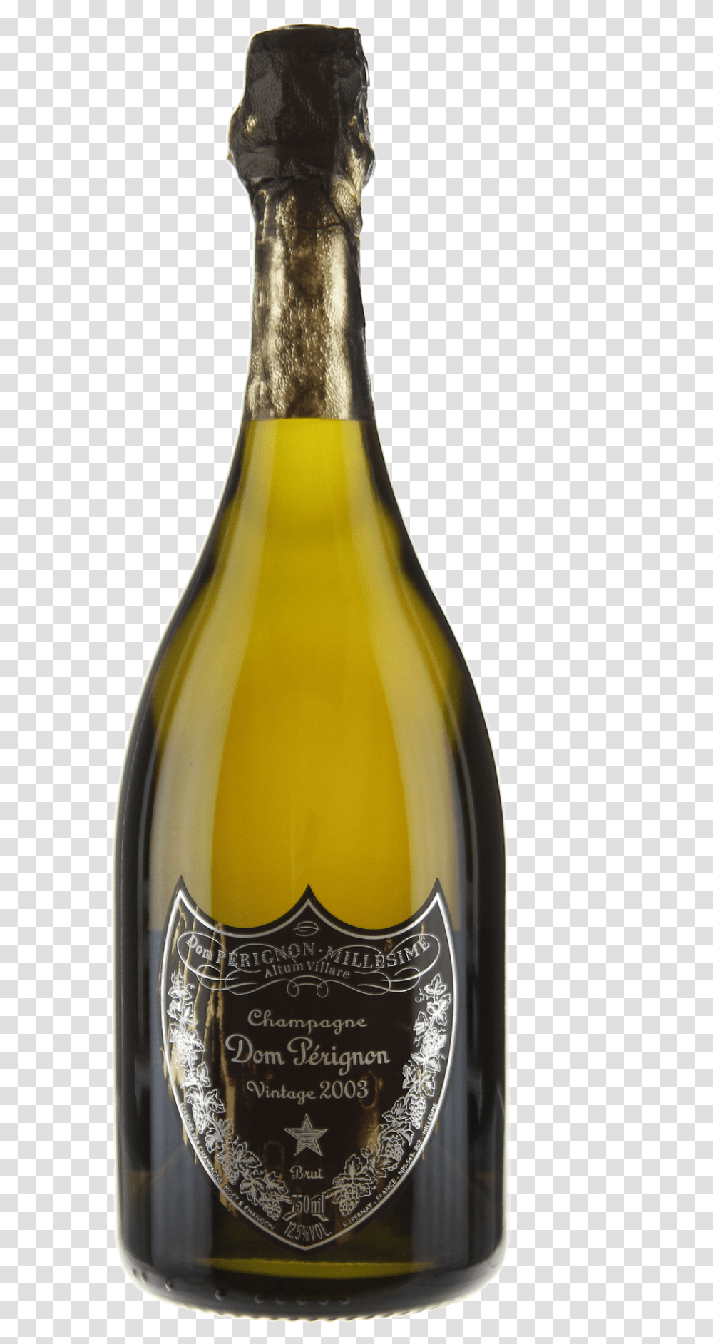 2003 Champagne Brut Dom Prignon Special Edition David Dom Perignon, Bottle, Alcohol, Beverage, Drink Transparent Png
