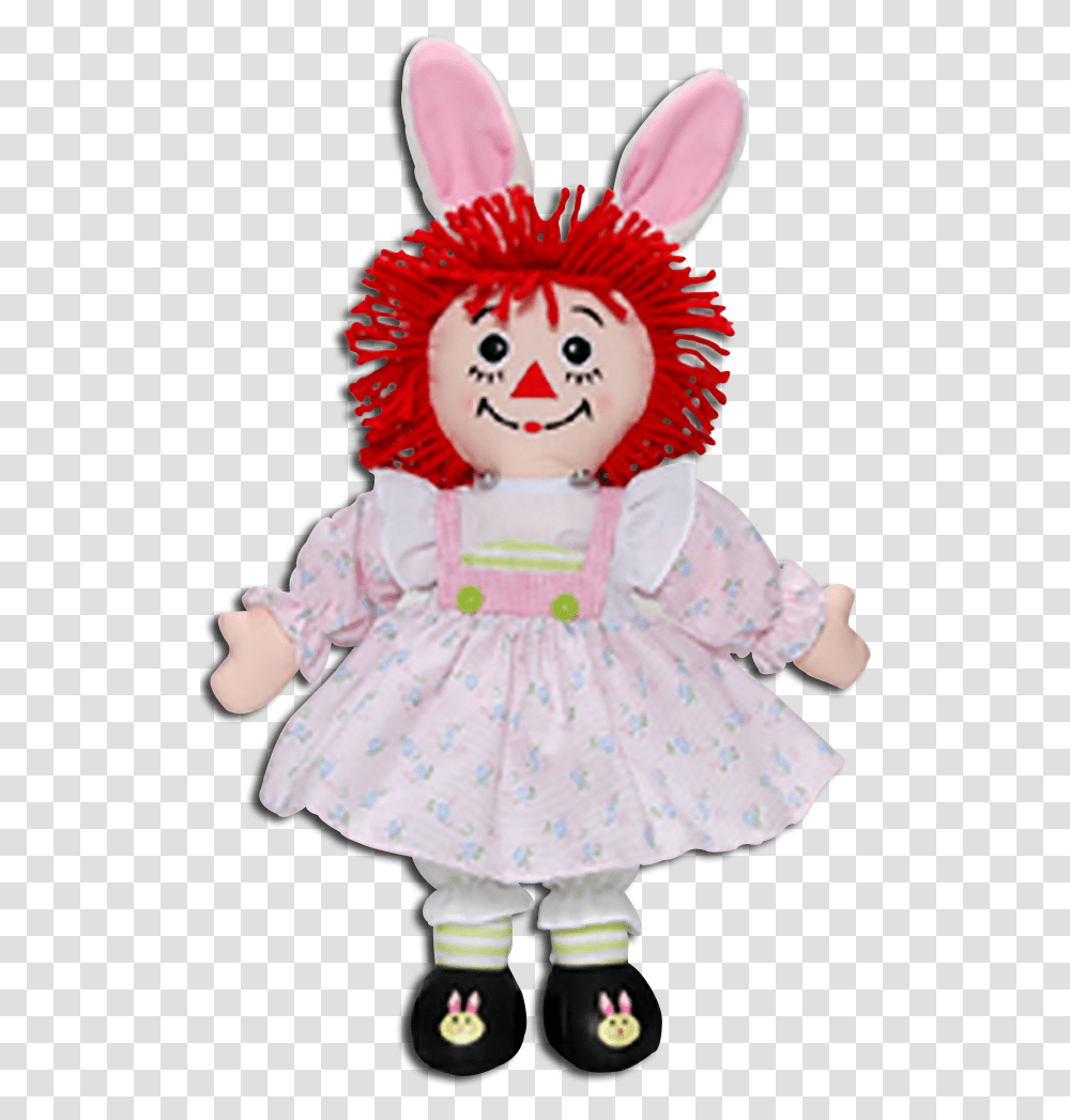 2004 Easter Raggedy Ann Rag Doll Bunny Ears Are Removeable Raggedy Ann, Toy, Person, Human Transparent Png
