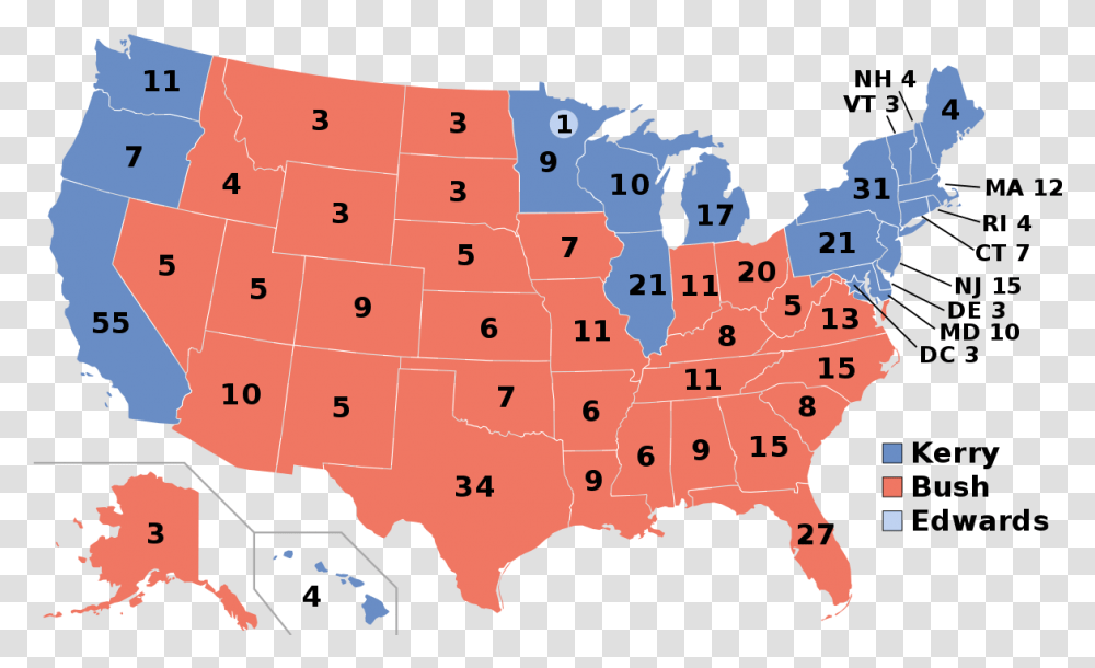 2004 Presidential Election, Poster, Advertisement, Map, Diagram Transparent Png