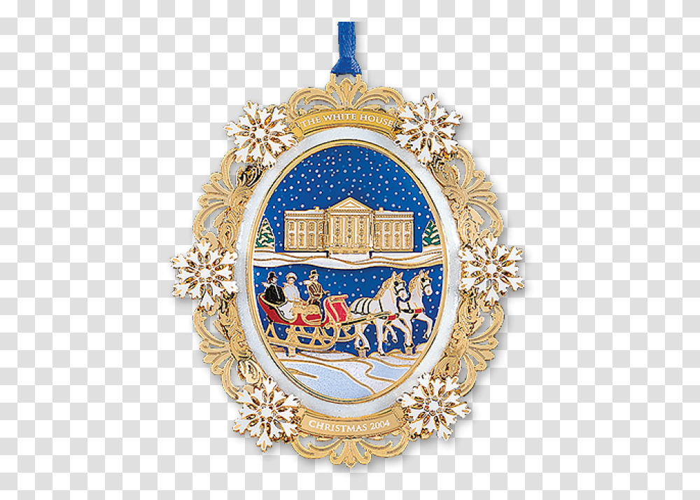 2004 White House Christmas Ornament, Chandelier, Lamp, Logo Transparent Png