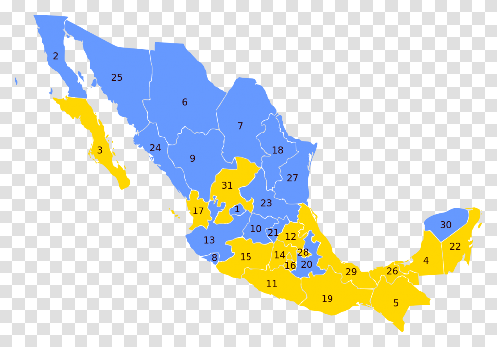 2006 Mexican General Election Mexico Map, Diagram, Plot, Atlas, Person Transparent Png