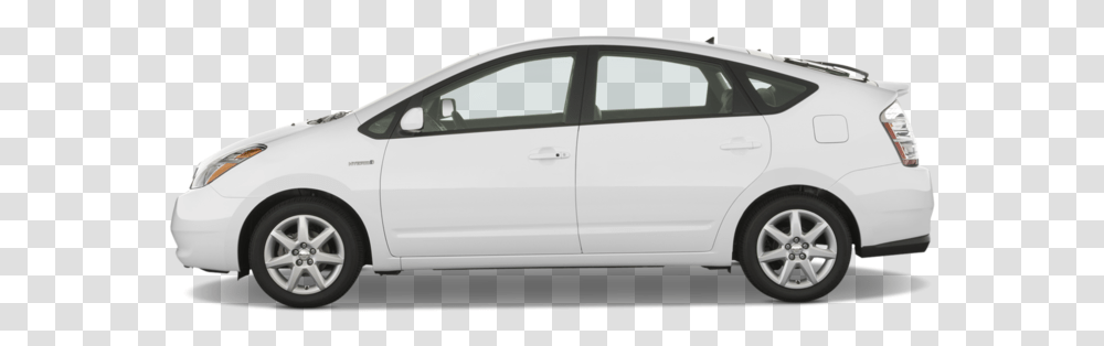 2009 Toyota Prius Touring Hatchback Side View Mazda 3 Sedan, Car, Vehicle, Transportation, Tire Transparent Png
