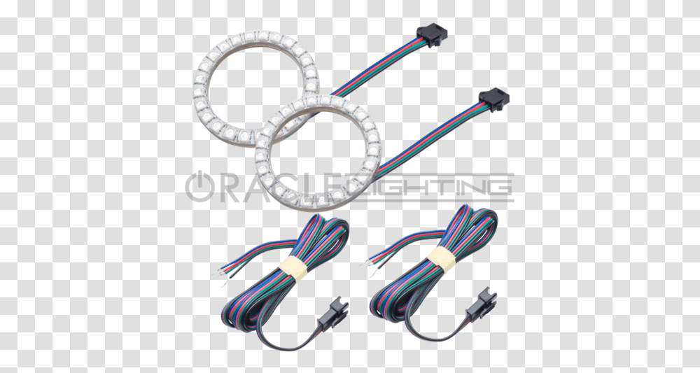 2010 2013 Chevrolet Camaro Oracle Led Waterproof Fog Light Halo Kit 2015 Chevrolet Camaro, Tennis Racket, Cable, Wiring, Coil Transparent Png