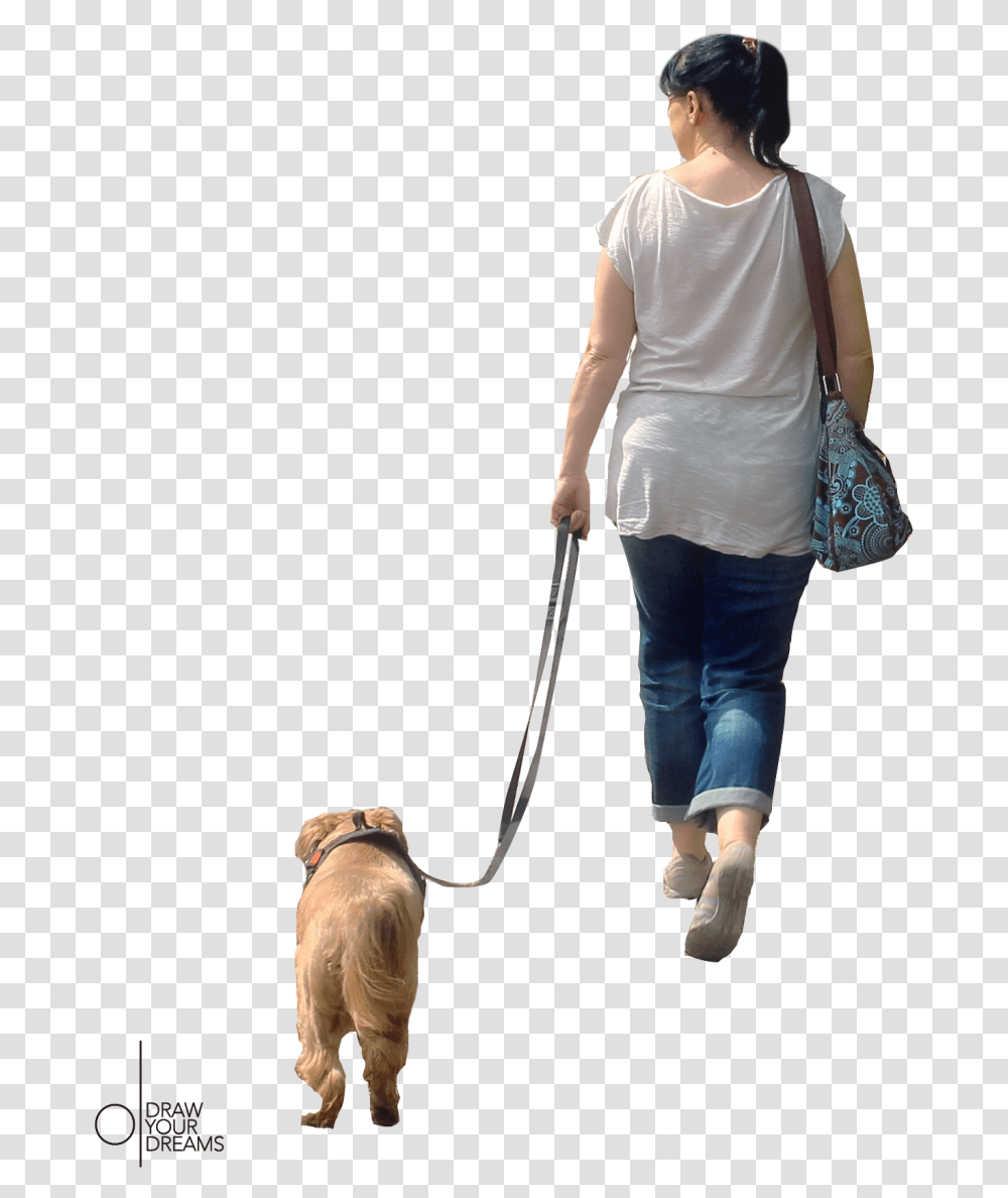 2010 Drawyourdreams Dog Walking Full Size Download Personas En Planta, Clothing, Sleeve, Strap, Long Sleeve Transparent Png