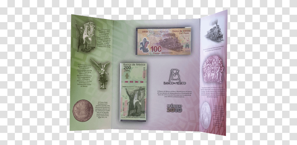 2010 Folder Banknote Mexico, Money, Spider, Invertebrate, Animal Transparent Png