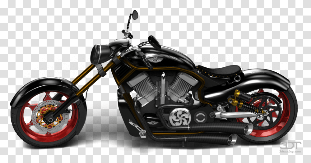 2011 Harley Davidson Chopper, Motorcycle, Vehicle, Transportation, Machine Transparent Png