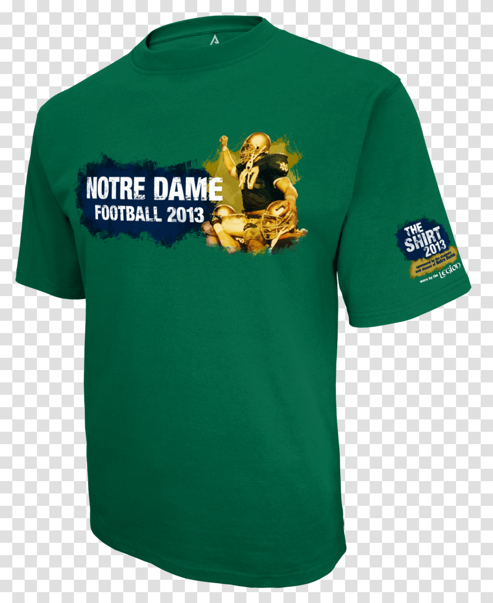 2013 The Shirt University Of Notre Dame Unisex, Clothing, Apparel, T-Shirt, Person Transparent Png