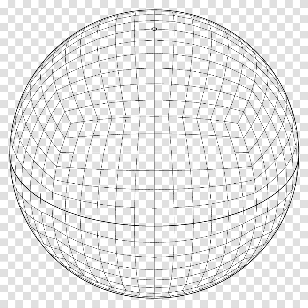 2014 12 11 Hilary Weller Fig 2 Cubedsphere Sphere, Tennis Ball, Sport, Sports, Building Transparent Png