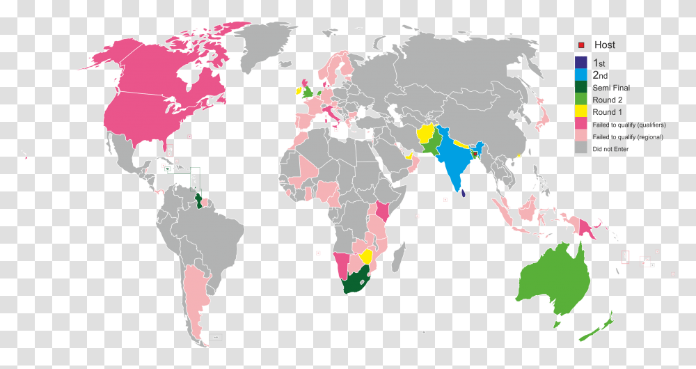 2014 Icc World Twenty20 Fall Foliage World Map, Plot, Diagram, Atlas Transparent Png
