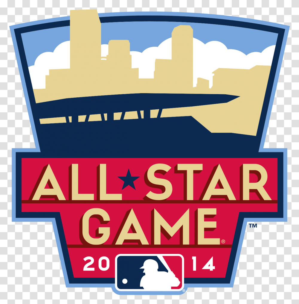 2014 Mlb All Star Game Logo Clipart 2014 Mlb All Star Game Logo, Poster, Advertisement, Flyer, Paper Transparent Png