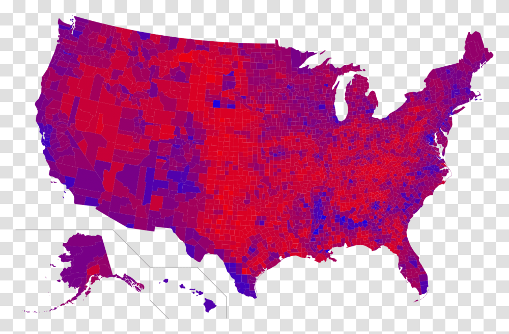 2016 Election Map Purple, Nature, Outdoors, Diagram, Plot Transparent Png