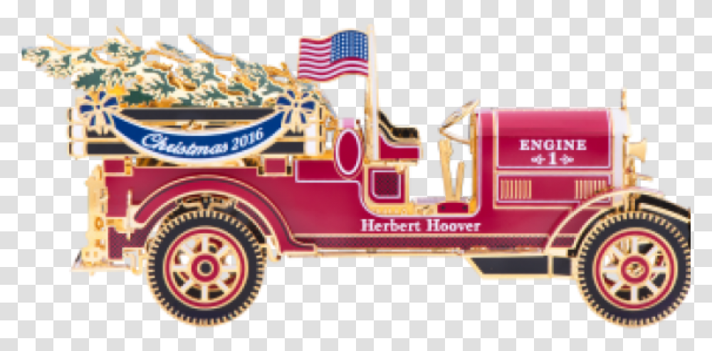 2016 Historical Association White House Ornaments, Fire Truck, Vehicle, Transportation Transparent Png