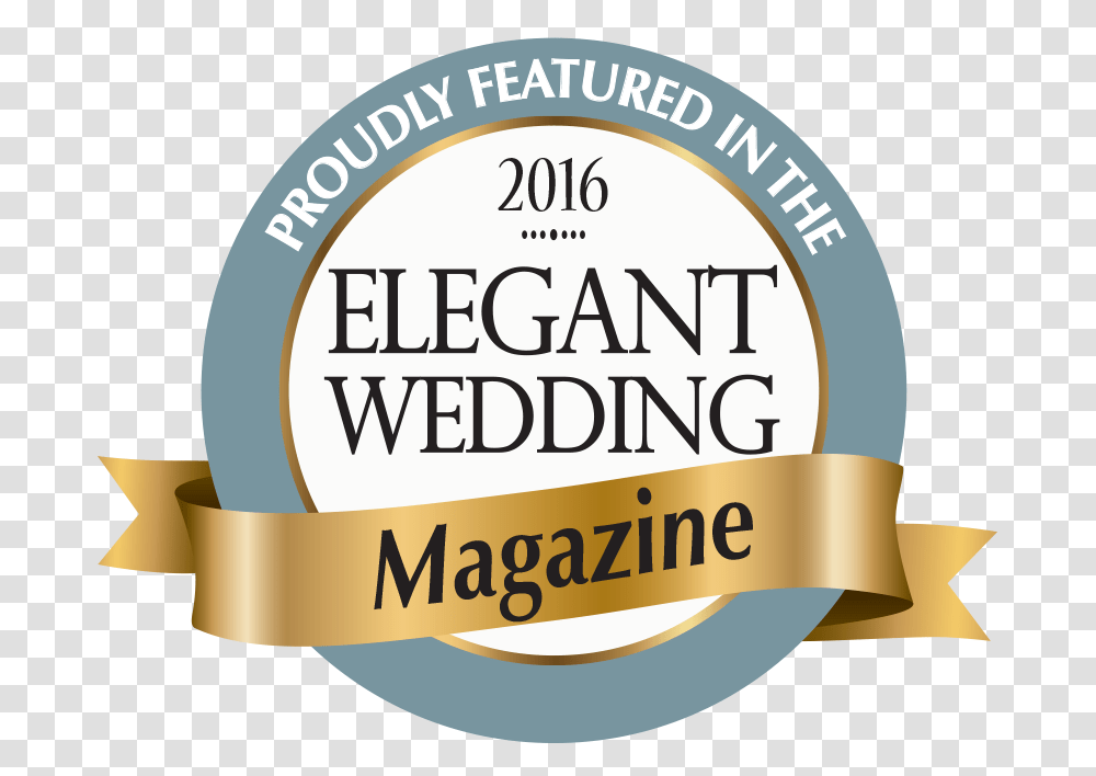2016 Magazine Badge Elegant Wedding Magazine Logo, Label, Beverage, Word Transparent Png