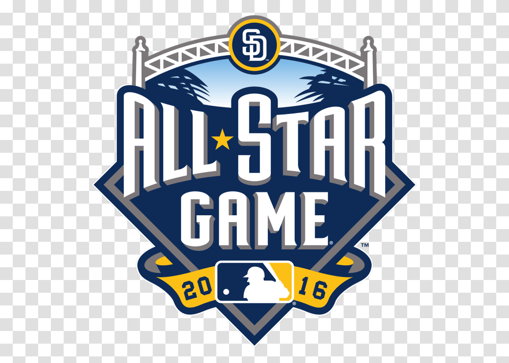 2016 Major League Baseball All Star Game, Word, Logo, Lager Transparent Png
