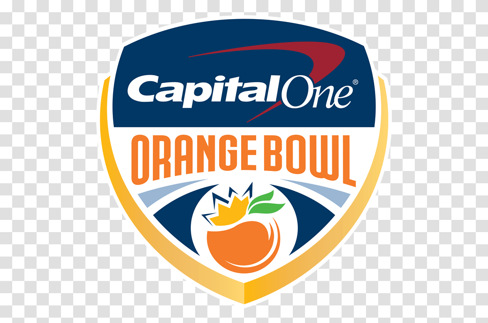 2016 Orange Bowl Fsu Vs Michigan Bus Trip Palm Beach Capital One, Logo, Symbol, Label, Text Transparent Png