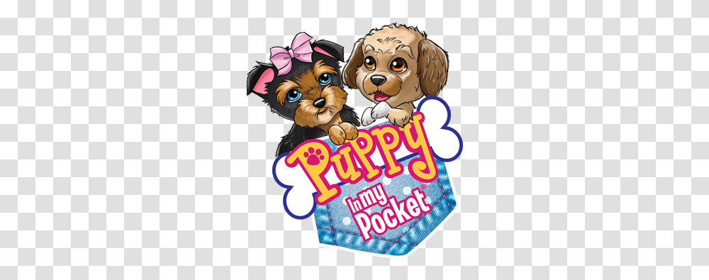 2016 Series Puppy In My Pocket Puppies With Clip Puppy In My Pocket, Advertisement, Poster, Leisure Activities, Mammal Transparent Png