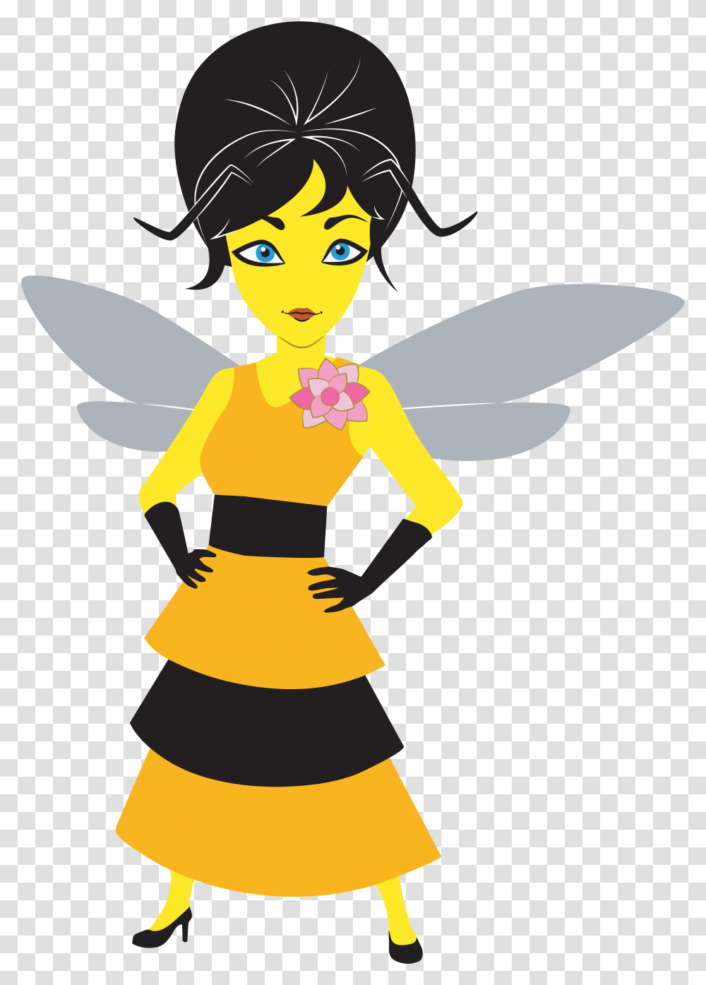 2016 Spelling Bee Ma Cartoon, Person, Insect, Invertebrate Transparent Png