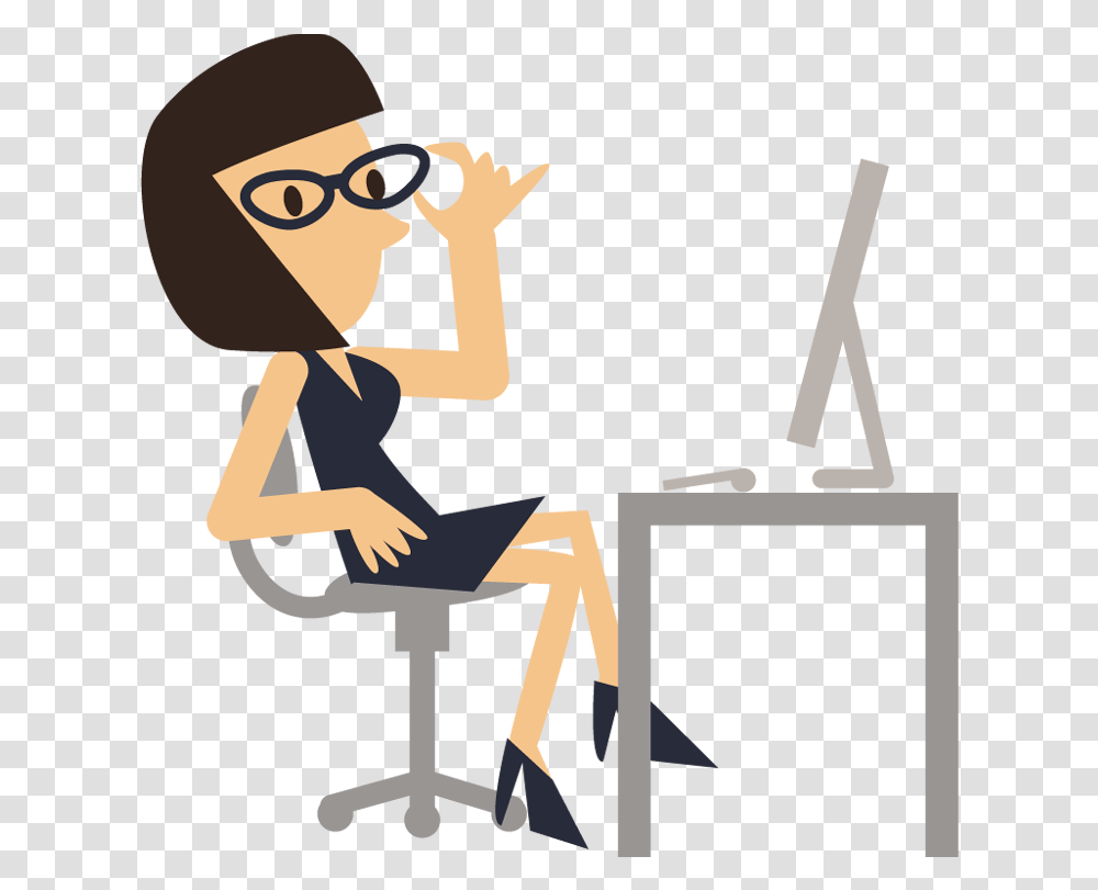 Business Clip Art Girl Work, Sitting, Musician, Musical Instrument, Photography Transparent Png