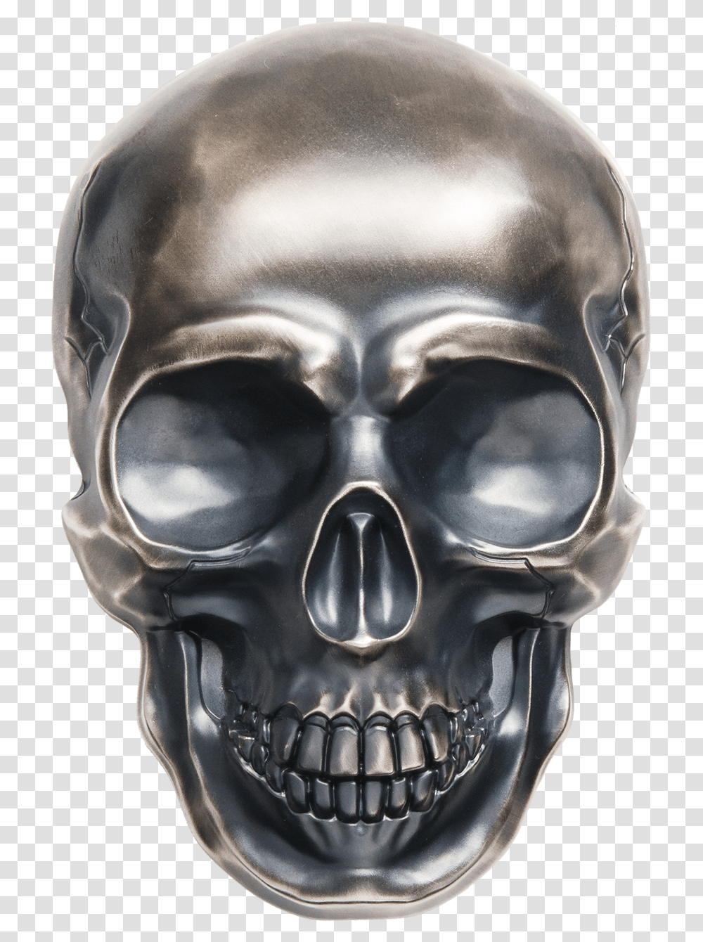 2017 12 Kilo Pure Silver Coin Palau Big Skull, Helmet, Apparel, Head Transparent Png