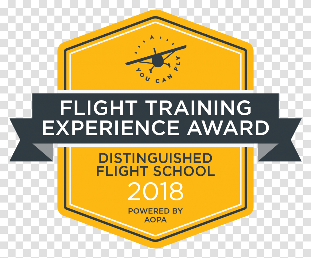 2017 Aopa Distinguished Flight School Flight Training Flight Training, Label, First Aid Transparent Png