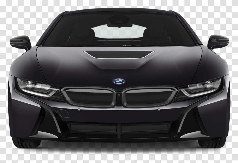 2017 Bmw I8 Front Download Bmw I8 Black Front, Car, Vehicle, Transportation, Sedan Transparent Png