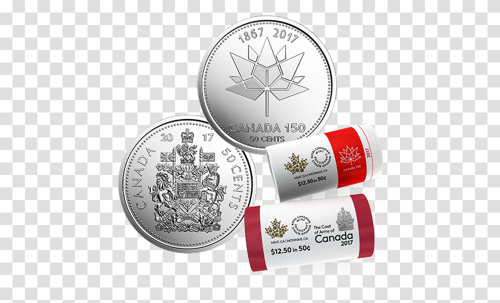 2017 Canadian 50 Cent Coin, Clock Tower, Architecture, Building, Silver Transparent Png
