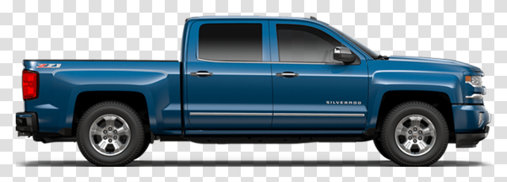 2017 Chevy Silverado Chevrolet Truck Side View, Pickup Truck, Vehicle, Transportation, Car Transparent Png