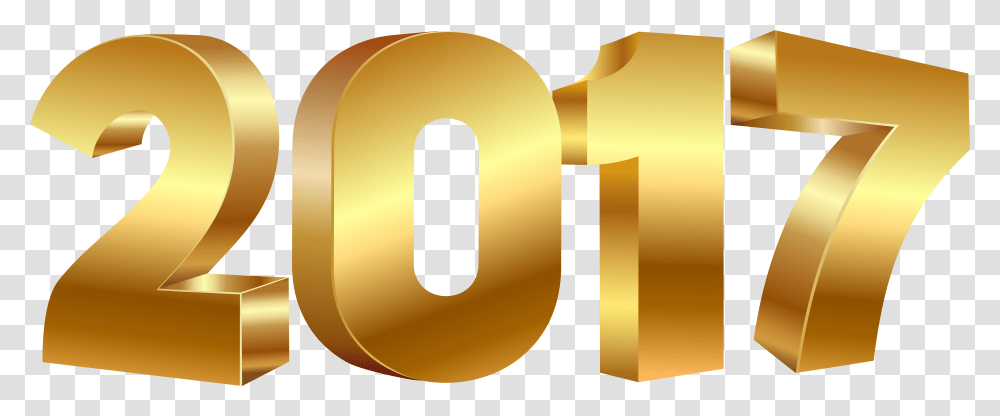 2017 Gold Large Image Gallery 2017 Gold, Number, Symbol, Text, Lamp Transparent Png