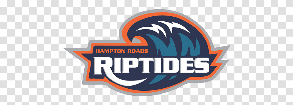 2017 Hampton Roads Riptides Hampton Roads Basketball Logo, Text, Meal, Food, Plant Transparent Png