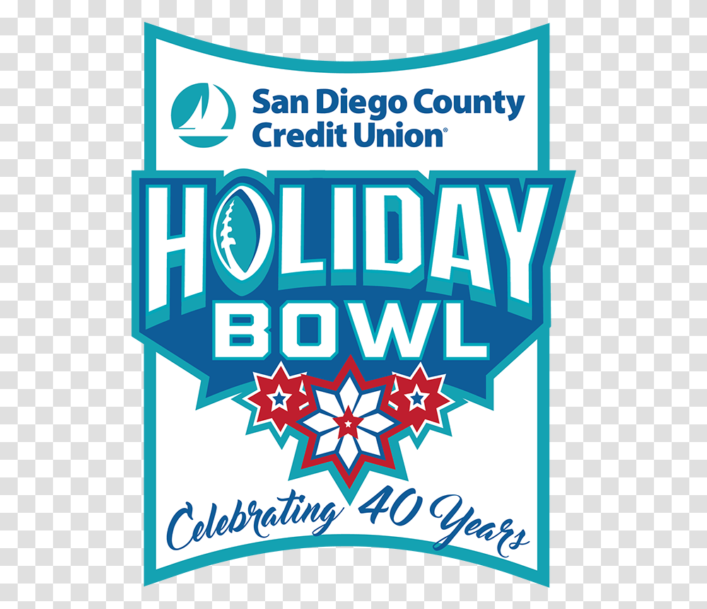 2017 Holiday Bowl Pac 12 San Diego County Credit Union, Poster, Advertisement, Flyer, Paper Transparent Png