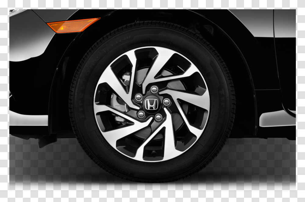 2017 Honda Civic Coupe Black, Tire, Wheel, Machine, Car Wheel Transparent Png