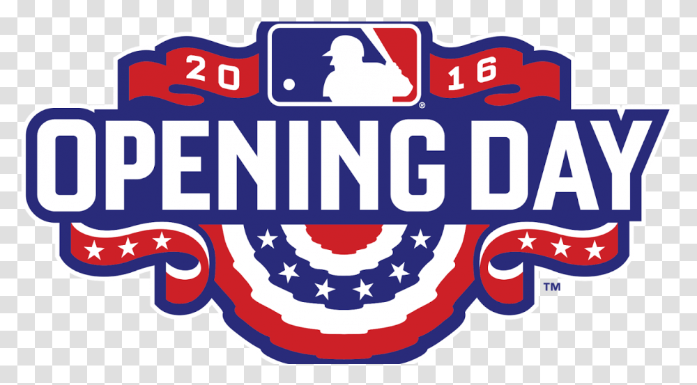 2017 Mlb Opening Day Baseball Logo Brand Mlb Logos Opening Day Baseball 2020, Label, Text, Symbol, Alphabet Transparent Png