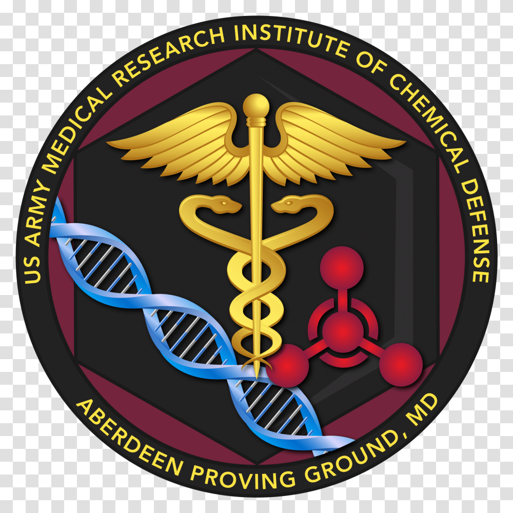 2017 Mricd Circle Logo Rgb 300dpi Us Army Medical Research Institute Of Chemical Defense, Trademark, Badge Transparent Png