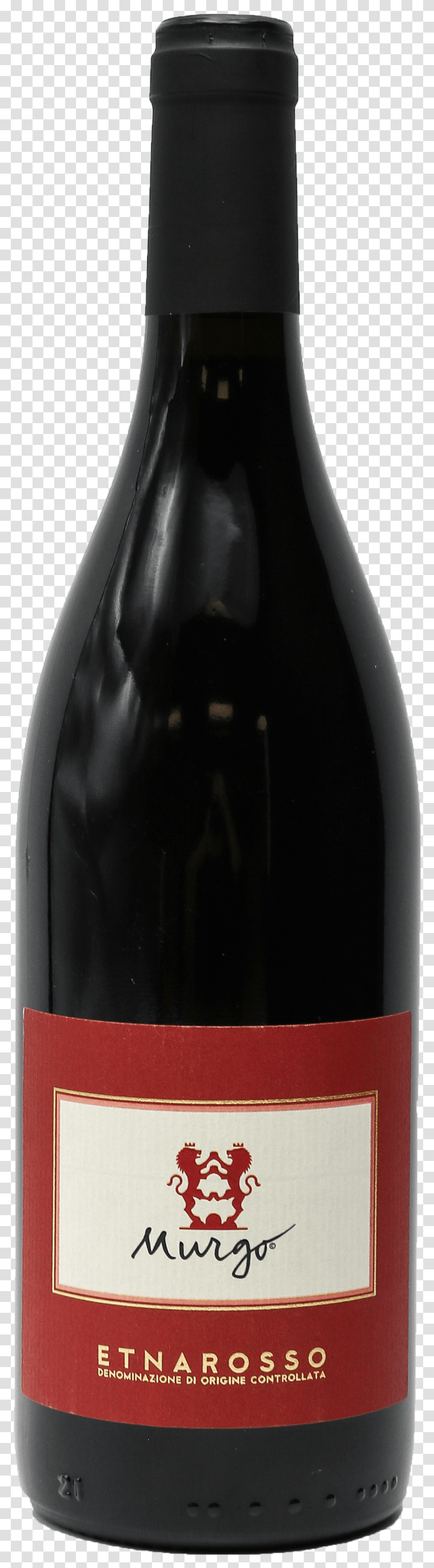 2017 Murgo Etna Rosso Glass Bottle, Alcohol, Beverage, Drink, Wine Transparent Png