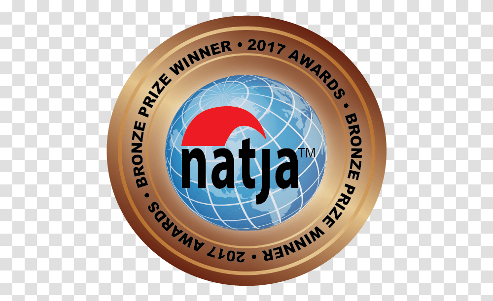 2017 Natja Award Seal Award, Logo, Beverage, Clock Tower Transparent Png