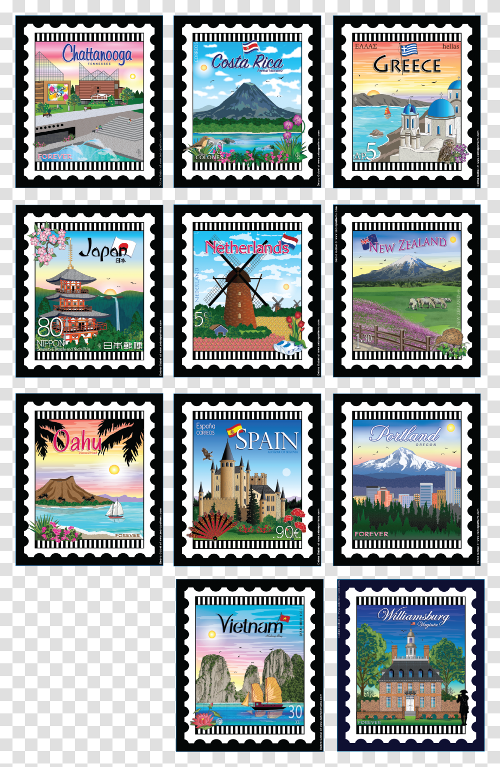 2017 New Stamps Postage Stamp Transparent Png