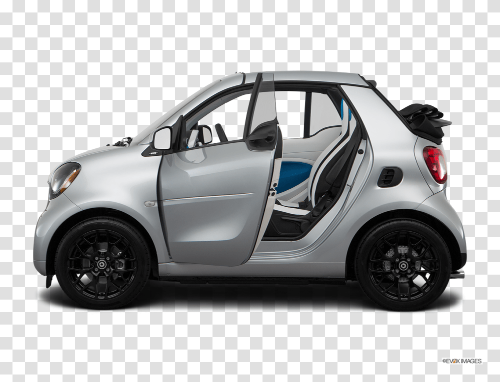 2017 Smart Fortwo Cabriolet Black, Car, Vehicle, Transportation, Wheel Transparent Png