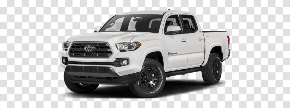 2017 White Tacoma, Pickup Truck, Vehicle, Transportation, Car Transparent Png