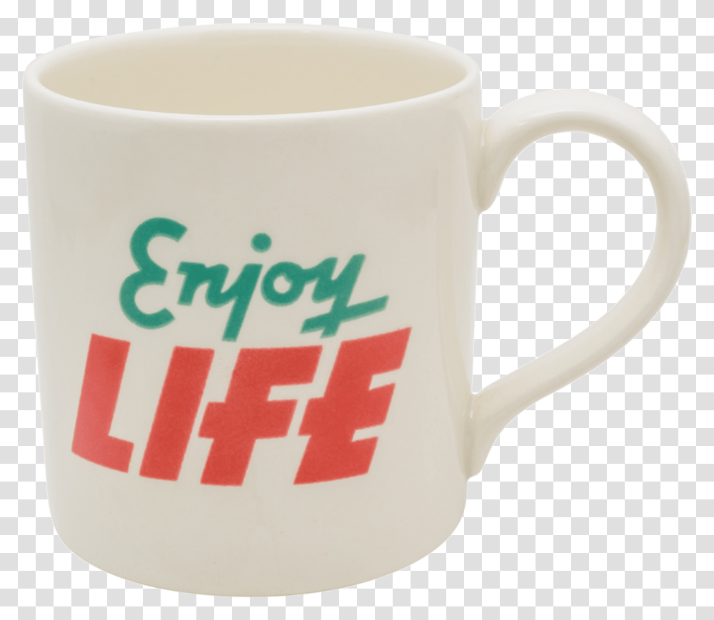2018 01 19 Mug Enjoy Life Hi, Coffee Cup, Tape Transparent Png
