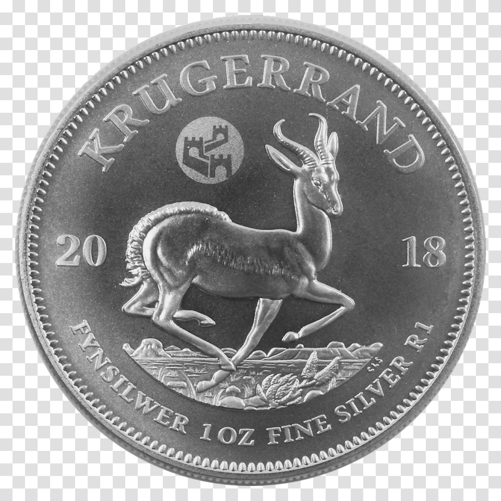2018 1 Oz South Africa Krugerrand China Great Wall Coin, Money, Nickel, Buffalo, Wildlife Transparent Png