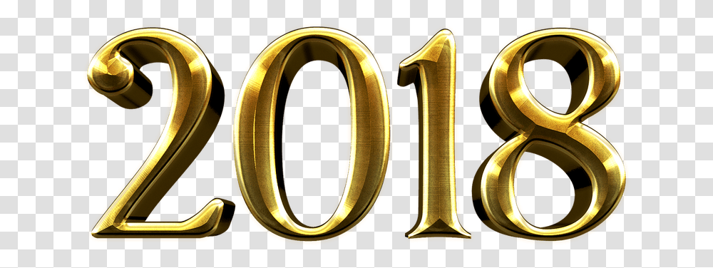 2018 2018 Gold, Number, Symbol, Text, Alphabet Transparent Png