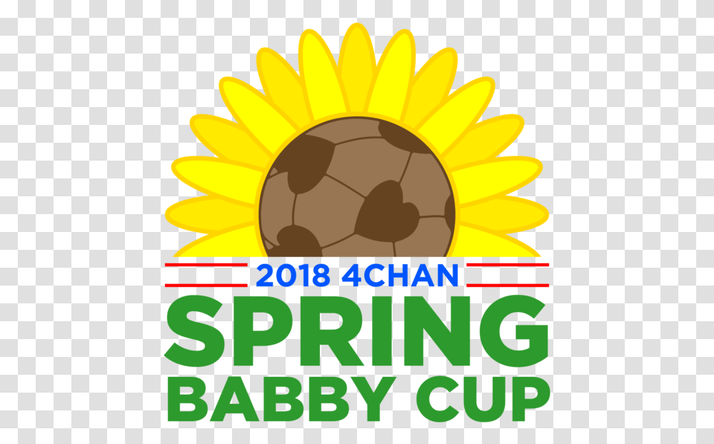 2018 4chan Spring Babby Cup Logo Sunflower, Plant, Blossom, Outdoors, Nature Transparent Png