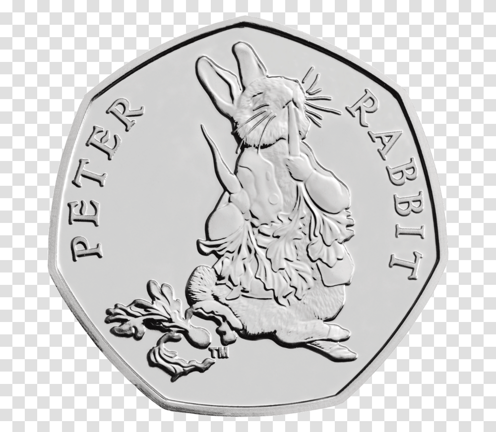2018 Beatrix Potter, Coin, Money, Nickel, Dime Transparent Png