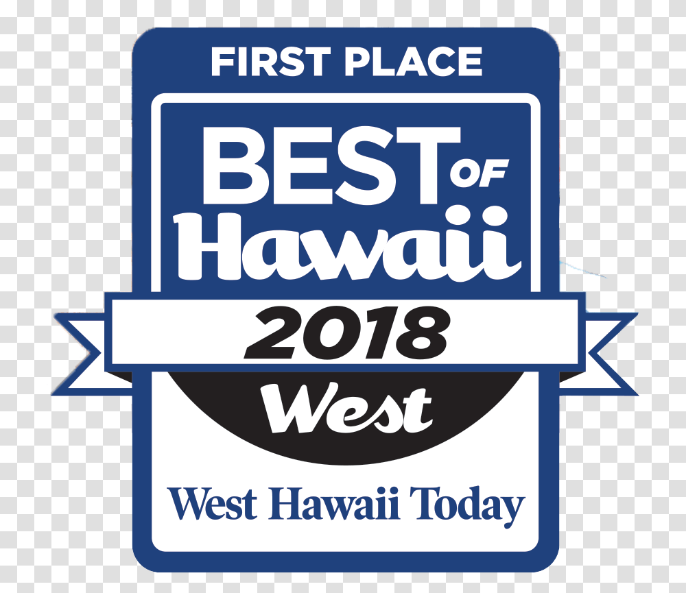 2018 Best Of West Hawaii Winners West Hawaii Today, Label, Sticker Transparent Png