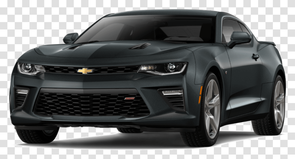 2018 Black Chevrolet Camaro, Car, Vehicle, Transportation, Tire Transparent Png