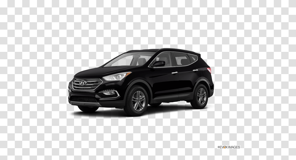 2018 Black Hyundai Santa Fe, Car, Vehicle, Transportation, Automobile Transparent Png